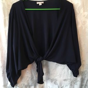 Navy DB cardigan-Ladies 20